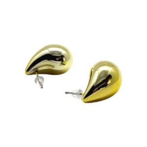 Arete Gota Bicolor – Brillo y elegancia en equilibrio