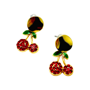 Aretes Cereza Brillante – El toque dulce de tu esencia