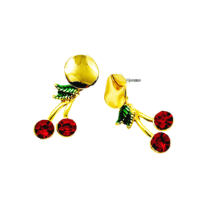 Aretes Cereza de Amor – Naturaleza que florece en ti