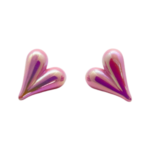 Aretes Corazón Tornasol – Brilla desde el alma