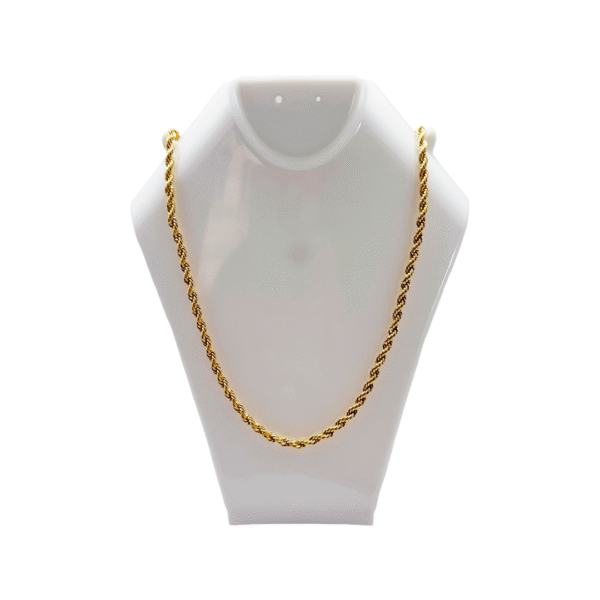 Collar de Lazo Dorado 3mm – Elegancia y Delicadeza